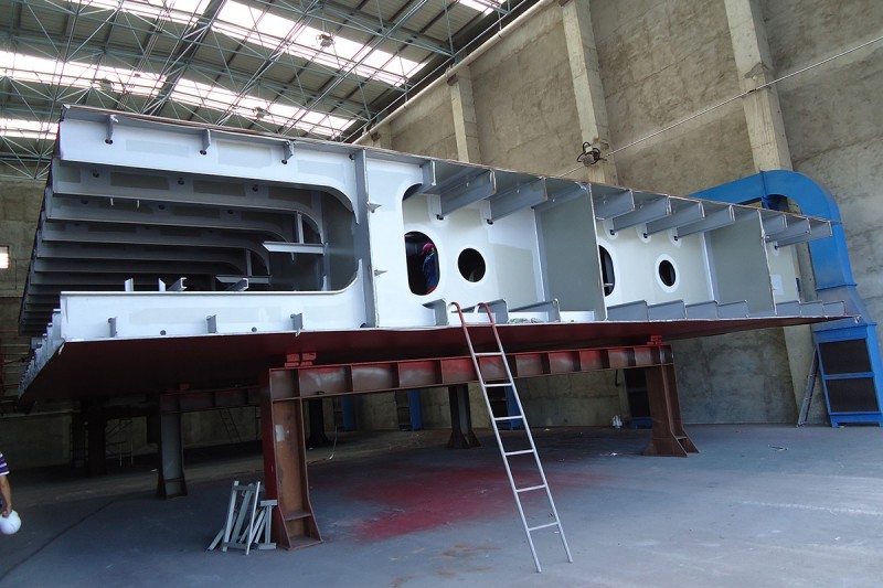 75000DWT Bulk Ship Block Painting