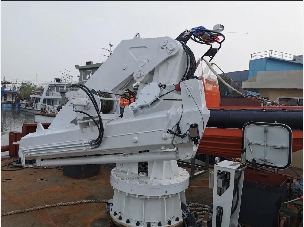 Marine Hydraulic Knuckle Telescopic Boom Crane