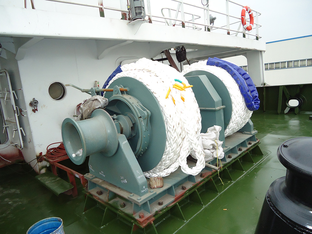 Combined Hydraulic Mooring Winch (Double Drum)