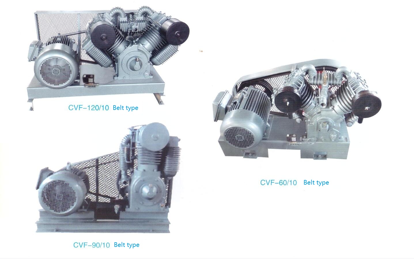 Low Pressure Belt Type Air Cooling Marine Air Compressor