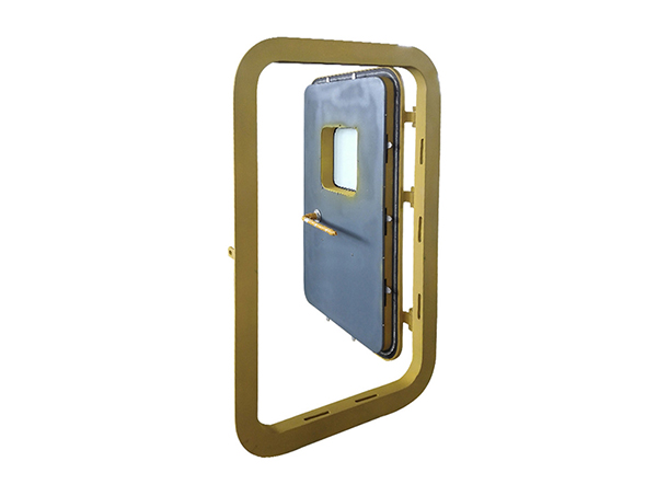 Quick Openin Aluminum Weathertight Door With Single Hand