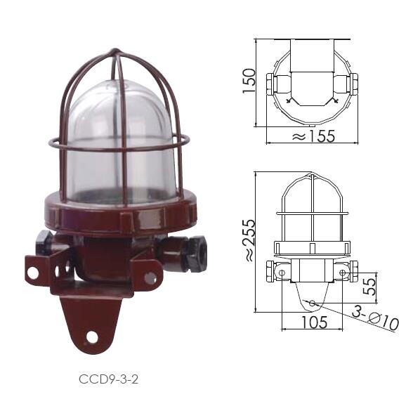 Incandescent Pendant Light CCD9-3-2