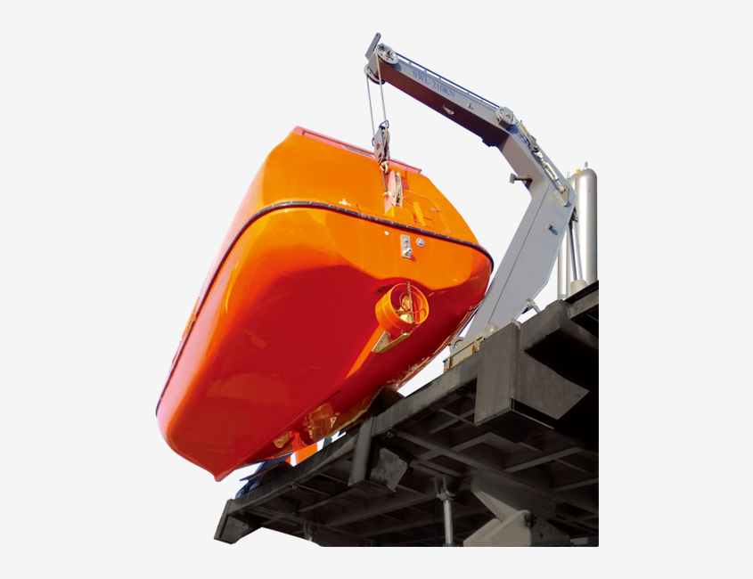 Hydraulic Luffing Arm Davit