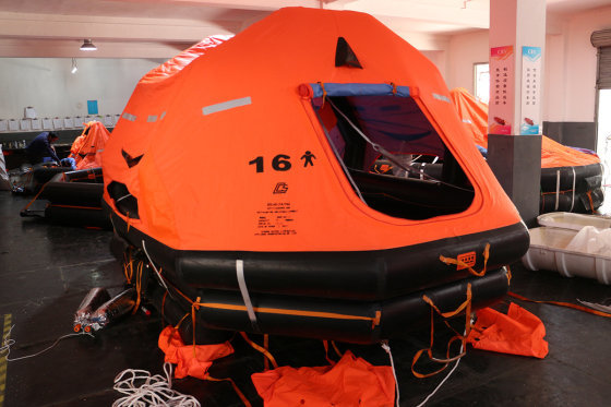 16 Persons Davit-Launched Inflatable Life Raft