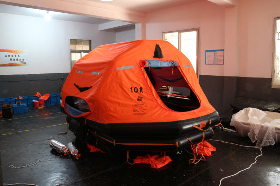 10 Persons Automatic Self-Righting Inflatable Liferaft