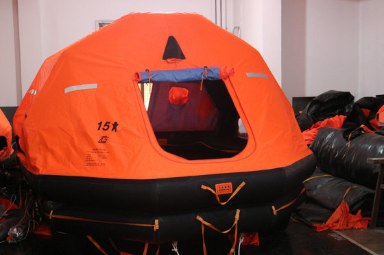 15 Persons Automatic Self-Righting Inflatable Liferaft