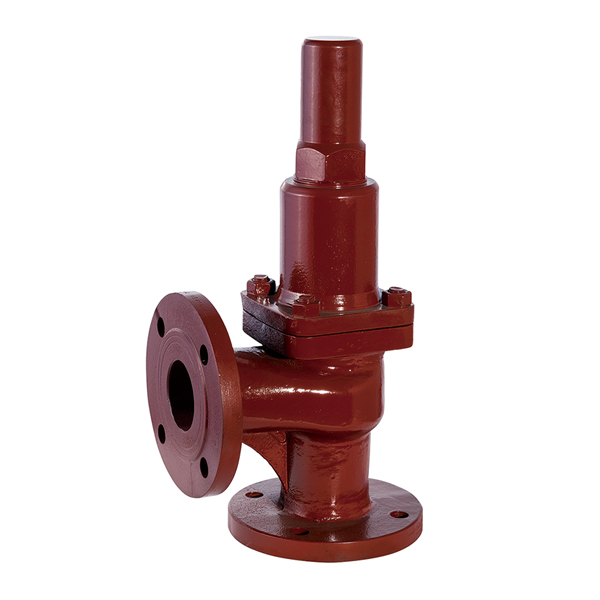 B Type Cast Iron Flanged Angle Safety Valve CB304-92