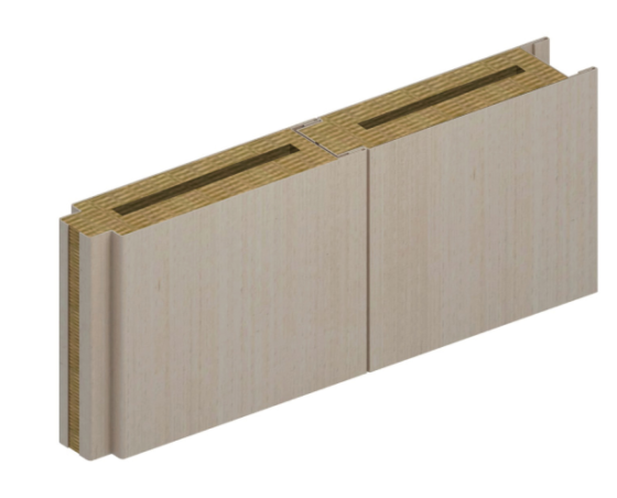 Type A Composite Rock Wool Acoustic Wall Panel