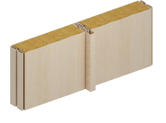Type C Composite Rock Wool Wall Panel