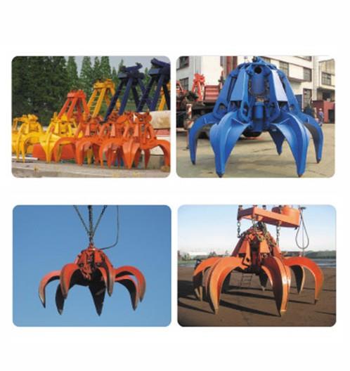 Motor-hydraulic Orange Peel Garbage Grab