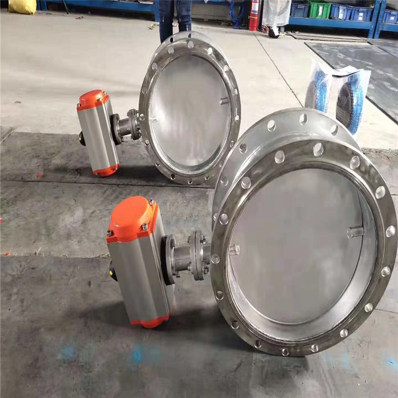 Marine Stainless Steel Pneumatic Flanged Butterfly Valve