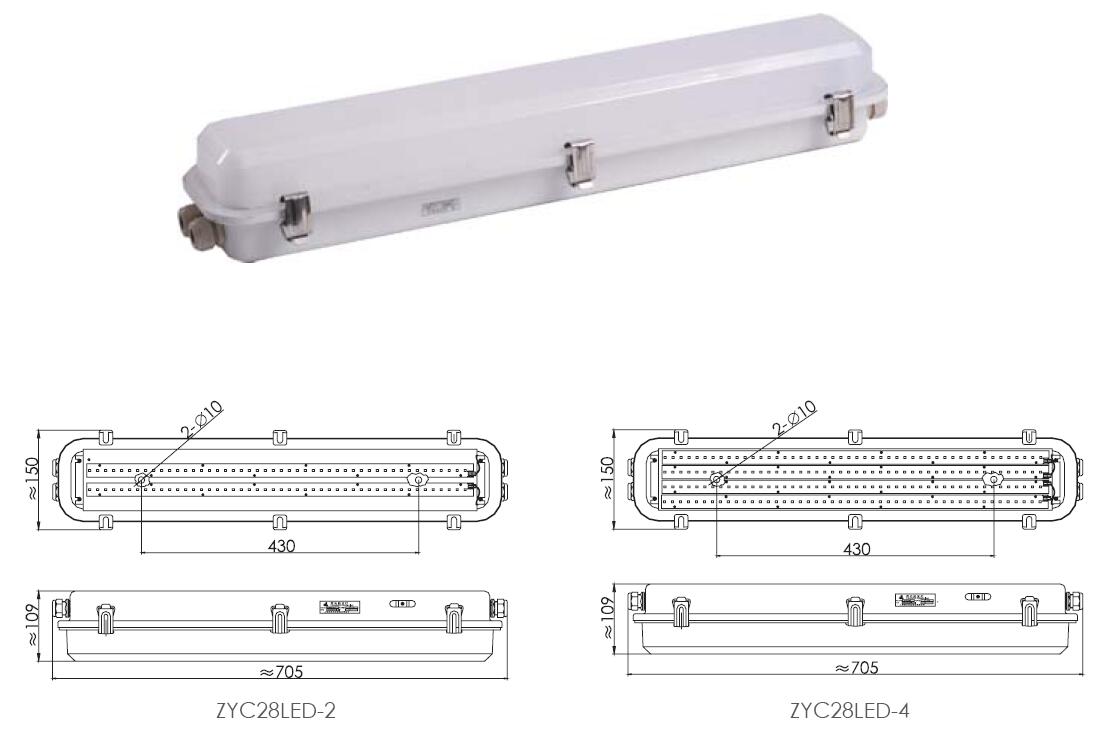 LED Pendant Light ZYC28-2LED