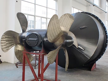 Azimuth Thruster With Contra-rotating Propellers
