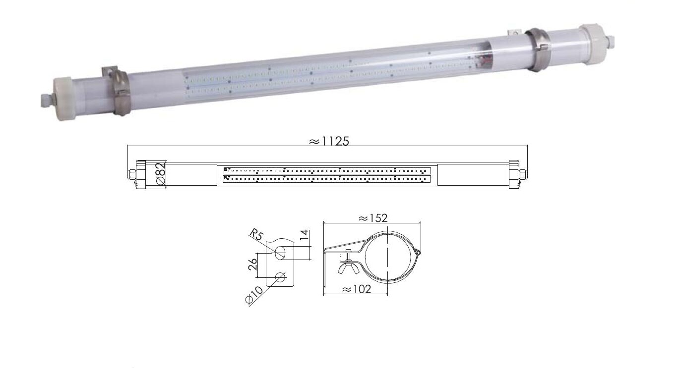 LED Pendant Light ZYC29-2LED